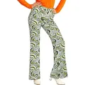 Produktbild: W WIDMANN MILANO Party Fashion - 70er Jahre Hose für Damen, Hippie, Reggae, Flower Power, Disco Fever