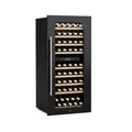 Produktbild: Klarstein Vinsider Duo Weinkühlschrank - 79 Flaschen, 2 Zonen, 5-22 °C, Touch-Bedienung, LED-Beleuchtung, UV-Schutz, Einbauschrank, Schwarz