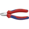 Produktbild: Seitenschneider KNIPEX Länge: 160mm (verchromt, Mehrkomponenten-Griffhüllen, mit Facette)