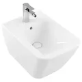 Produktbild: Villeroy & Boch Finion Bidet, mit Überlauf, 1 Hahnloch, 375x560mm, 446500R1, Farbe: Weiß CeramicPlus