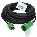 Produktbild: KALLE DAS KABEL Kalle Verlängerungskabel Schuko Colour 2,5mm2 grün IP44 20 Meter Verlängerungskabel, Schuko 230V (2000 cm) grün Ø 2.5 mm