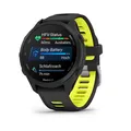 Produktbild: Garmin Forerunner 170 black/amp yellow 010-03920-00 Schwarz/Amp Gelb, 43mm Smarte GPS-Laufuhr