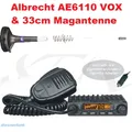 Produktbild: ALBRECHT AE 6110 VOX mini CB Funkgerät im SET mit 33cm Magnetantenne Zigstecker