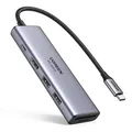 Produktbild: UGREEN USB C Hub 4K 60Hz USB C Adapter mit 100W PD, HDMI, SD/TF, 2 USB 3.0 Kompatibel mit MacBook Pro 2021 2020, MacBook Air 2020, iPad Pro 2021 2020, Surface Pro 7, Galaxy Tab S8/S7 usw.