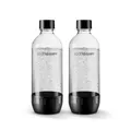 Produktbild: SodaStream DuoPack Tritan 1L Ersatzflaschen für Wassersprudler 2x PET Schwarz