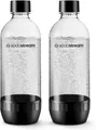 Produktbild: SodaStream Flasche 1L 2er Pack Tritan Spülmaschinenfest Terra Art Gaia Schwarz