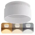 Produktbild: SSC-LUXon Sudara LED Deckenspot dimmbares & indirektes Licht inkl. LED 4W warmweiß 230V - Design Spotstrahler flach weiß rund