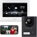 Produktbild: Goliath IP | Aufputz | Video Türsprechanlage | 2MP | 180° Objektiv | AV-IPS-105