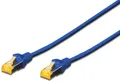 Produktbild: DIGITUS Professional CAT 6A S-FTP Patchkabel Cu 5 m Blau Netzwerkkabel RJ45 NEU