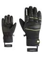 Produktbild: Ziener Herren GOMIN-Z Ski-Handschuhe/Wintersport | wasserdicht Lederinnenhand PFC frei, Black.Lime, 9,5