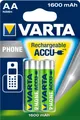 Produktbild: Varta Professional PhonePower - Batterie 2 x AA Typ NiMH 1600 mAh (58399201402)
