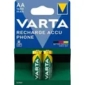 Produktbild: Varta NiMH AA Mignon 1600mAh HR6 Akku für DECT Telefon T399 - 2er Verpackung