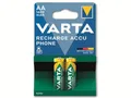 Produktbild: VARTA Batterien AA, wiederaufladbar, 2 Stück, Recharge Accu Phone, Akku, 1600 mAh Ni-MH, sofort einsatzbereit, geeignet für schnurlose Telefone