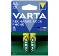 Produktbild: VARTA Varta RECH.AC.Phone AA1600mAh BLI2 Mignon (AA)-Akku NiMH 1600 mAh 1.2 Batterie