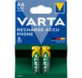Produktbild: VARTA Akkus AA 1600 mAh Ni-MH, wiederaufladbar, 2er Blister für schnurlose Akku