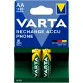 Produktbild: Varta Recharge Accu Phone AA 1600 mAh, NiMH Akku für Telefone