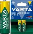 Produktbild: VARTA® AA (Mignon)/HR6 (58399) Akku - 1600 mAh, 2 Stk. im Blister, (NiMH), 1,2 V