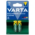 Produktbild: 2 MIGNON Akku AA HR6 VARTA 1600mAh speziell für DECT schnurlos Telefon Blister