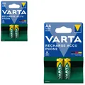 Produktbild: 2x Varta Phone Akku Mignon AA HR6 NiMH 1600 mAh 58399 2er Blister