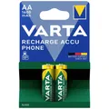 Produktbild: 2er Multipack Varta RECH.AC.Phone AA1600mAh BLI2 Mignon (AA)-Akku NiMH 1600 mAh