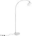 Produktbild: CCLIFE LED Bogenleuchte Bogenlampe Stehlampe Standleuchte Lampe Wohnzimmerlampe weißE27, Color:Weiss. höhenverstellbar 130-180cm