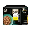 Produktbild: Sheba Selection in Sauce Katzennahrung – Katzenfutter in 48 Portionsbeuteln – Geflügel Variation in Sauce für ausgewachsene Katzen – 4er Pack (4 x 12 Portionsbeutel à 85g)