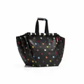 Produktbild: reisenthel easyshoppingbag tasche für einkaufswagen einkaufstasche dots schwarz