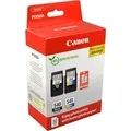 Produktbild: 2 Canon Tinten 5225B013 Value Pack PG-540 + CL-541 Doppelpack KCMY + 50 Bl. Fotopapier