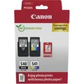 Produktbild: CANON Tinte PG-540/CL-541 schwarz/dreifarbig Multipack + Photopapier