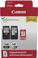 Produktbild: Original Canon PG-540+CL-541 Schwarz / mehrere Farben / Weiss Value Pack +