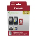 Produktbild: Set Druckerpatronen Drucker Canon 5225B013 Pg 540 CL 541 + Papier Alben