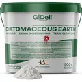 Produktbild: GiDeli Kieselgur 500 g – Reines Diatomeenerde Pulver gegen Vogelmilben