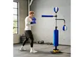 Produktbild: SPORTNOW Standboxsack mit Speedball (Punchingball Set, 1-tlg., freistehend Boxsack), Höhenverstellbar, Schwarz+Blau