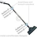 Produktbild: Bodendüse AEG Vario500 9001683441 für 32mm Rohr-Ø Staubsauger