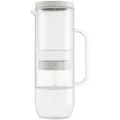 Produktbild: waterdrop Tischwasserfilter Lucy, Klar, Weiß, Kunststoff, Glas, 2 L, große Einfüllöffnung, mit Deckel, Küchengeräte, Wasseraufbereitung, Wasserfilter
