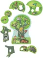 Produktbild: 9 Teile HABA Kinder Holzpuzzle Waldtiere 1306939001