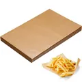 Produktbild: Backpapier Zuschnitte100 Blatt Backpapier Antihaft Burgerpapier 23x33 cm Brau...