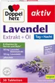 Produktbild: Doppelherz Lavendel Extrakt + Öl – Mit Vitamin B6 und B12 als Beitrag zur normalen Funktion der Psyche und des Nervensystems – 30 Tabletten