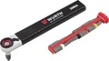 Produktbild: WÜRTH Ratschenschlüssel mit 1/4-Zoll-Antrieb, integriertes 6-Bit-Ladegerät, Wendeschlüssel mit manuellem Schwenkkopf, extra flacher Schraubenschlüssel, Taschenratschenschlüssel, limitierte Serie,