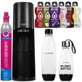 Produktbild: NEU Sodastream Wassersprudler Terra Schwarz Set 2 Flaschen Sirup Kartusche