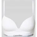 Produktbild: Calvin Klein Underwear Push-up-BH mit Label-Bund in Weiss, Größe 80B