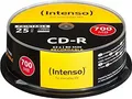 Produktbild: Intenso 25 x CD-R - 700 MB (80 Min) 52x - mit Tintenstrahldrucker bedruckbare Oberfläche