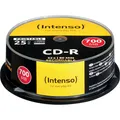 Produktbild: Intenso Rohling CD-R, 80 Min., 700 MB, 52x, bedruckbar, 25er Spindel