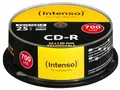 Produktbild: 25 Intenso Rohlinge CD-R full printable 80Min 700MB 52x Spindel