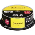 Produktbild: 25er Multipack Intenso 1801124 CD-R 80 Rohling 700 MB 25 St. Spindel Bedruckbar