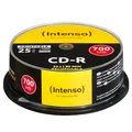 Produktbild: Intenso CD-Rohlinge 700MB, 25er Spindel 80Minuten bedruckbare CDs