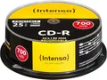 Produktbild: Intenso 1801124 CD-R Rohlinge 80 min 700MB 52x 25er Spindel Cakebox kratzfest