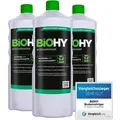 Produktbild: BiOHY Bodenreiniger (3x1l Flasche) | Konzentrat für alle Reinigungsgeräte und alle Hartböden | Angenehmer Geruch und streifenfreie Reinigung