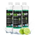 Produktbild: BiOHY Bodenreiniger (3 x 1 Liter) | Konzentrat für alle Reinigungsgeräte und alle Hartböden | angenehmer Geruch und streifenfreie Reinigung | ideal für Laminat, PVC & Stein | Bio Konzentrat