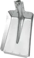 Produktbild: Kerbl Aluschaufel Größe 5 (Breite 28 cm, Gartenschaufel/Stallschaufel, aus Aluminium, mit verzinkter Stoßkante, Schneeschieber, ohne Stiel) 2973